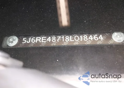 2008 Honda Cr-V Exl z USA, uszkodzony, nr VIN 5J6RE48718L018464
